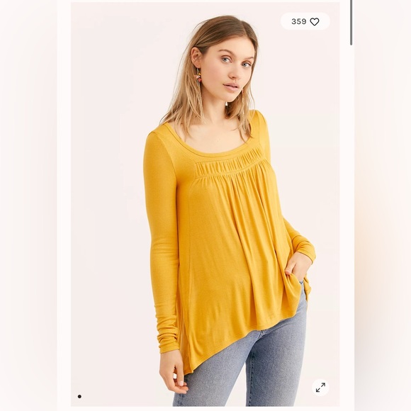 Free People We The Free Love Valley Long Sleeve Top - Picture 1 of 3